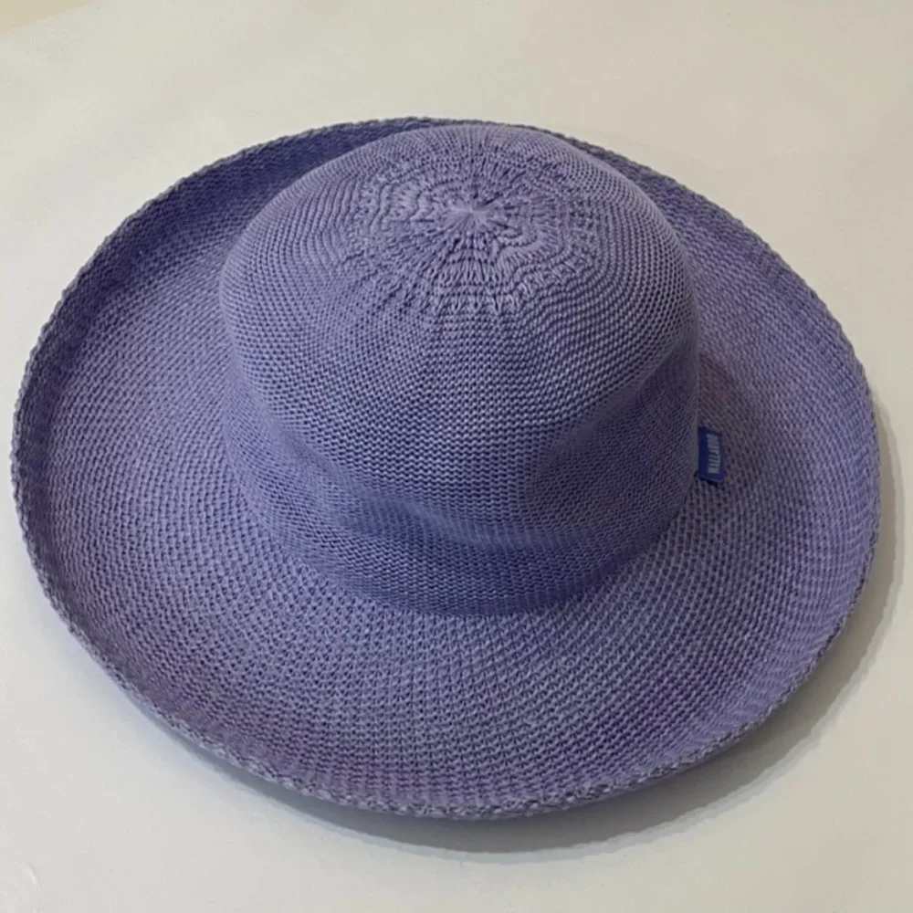Elegant Purple Women's Sun Hat - Picture 6 of 9